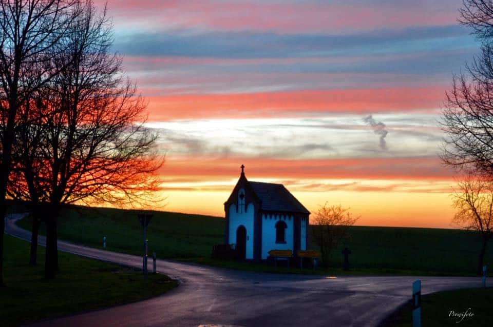 Sonnenuntergang in Kalt