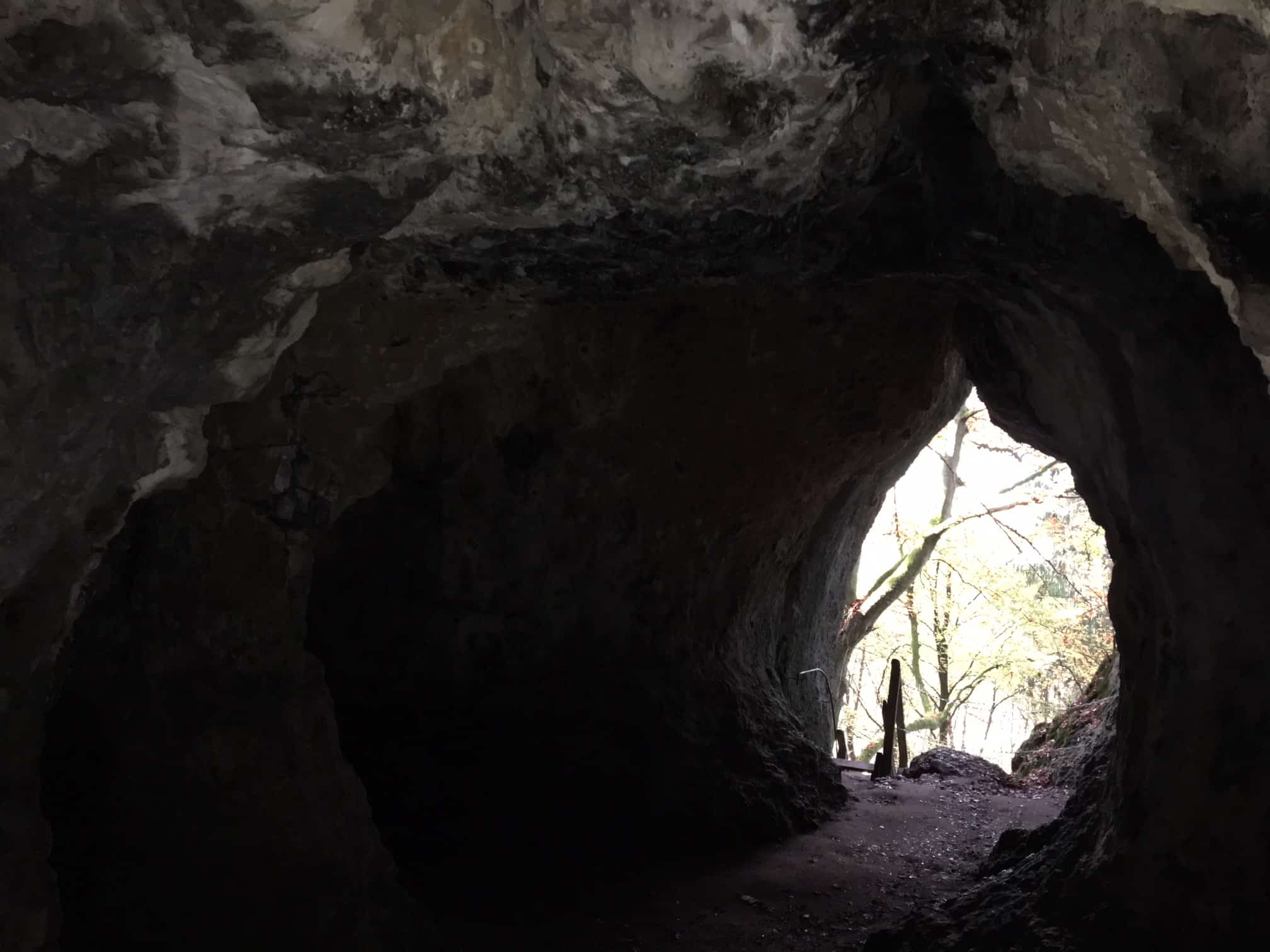 Buchenlochhöhle von Innen
