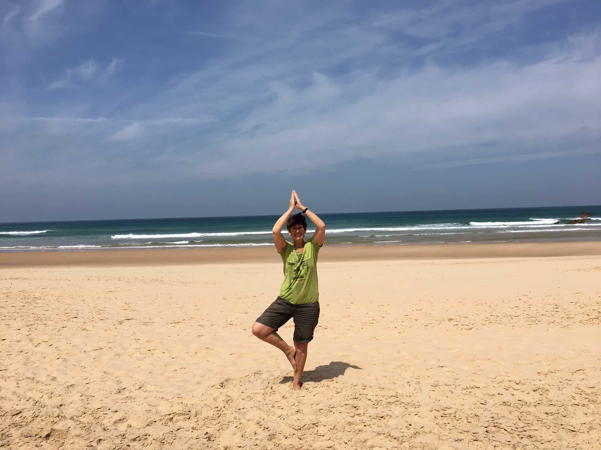 Yoga am Strand