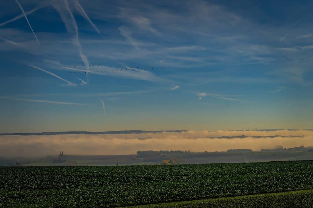 Heilig Kreuz Kapelle Mertloch im Morgenrot