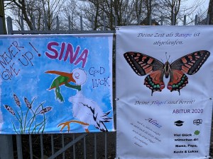 Abiplakat für Sina