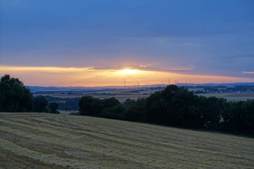 Vollmondwanderung Sonnenuntergang