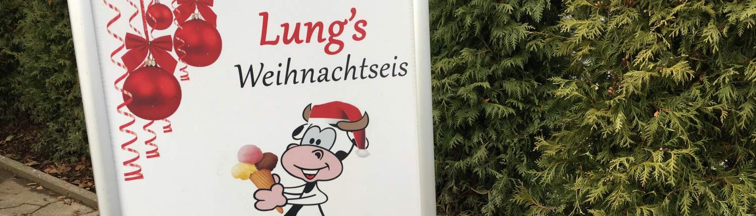 Lung's Weihnachtseis Plakat in Kruft