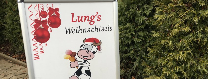 Lung's Weihnachtseis Plakat in Kruft