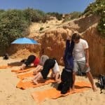 "Yoganature" - Yoga und Wandern in Portugal, Yoga am Strand