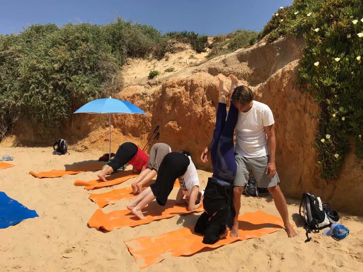 Yoganature, Yoga am Strand