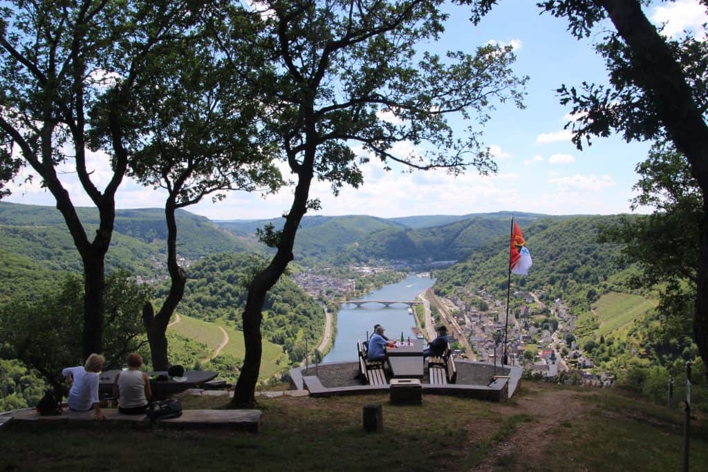 Traumhafter Buchsbaumwanderweg an der Mosel, Aussicht