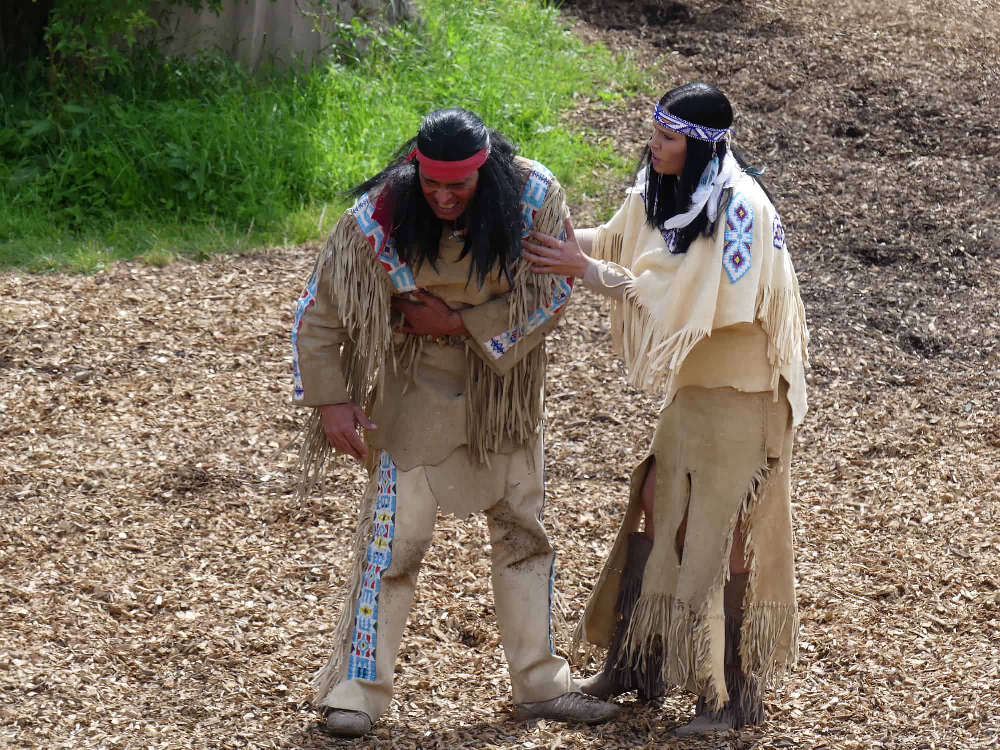 Abenteuerlich - Die Karl-May-Festspiele in Mörschied/HunsrückVerletzer Winnetou bei den Karl-May-Festspielen im Hunsrück