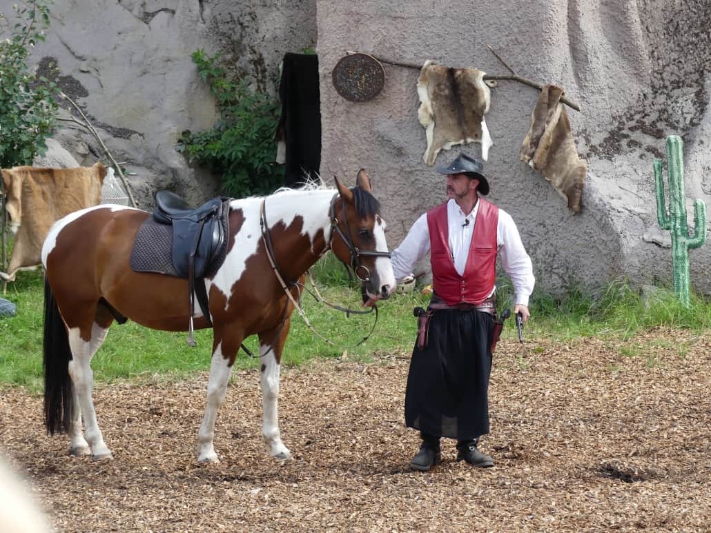 Pferd und Indianer