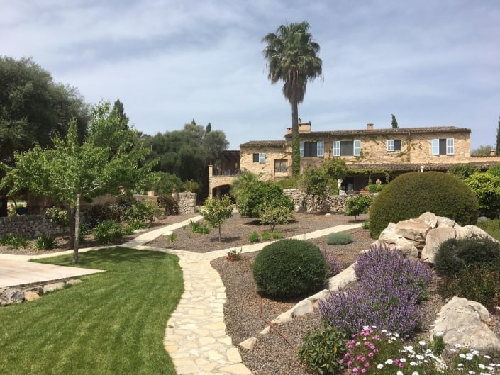 Finca Son Mola Vell, Garten Finca Son Mola Vell, Mallorca
