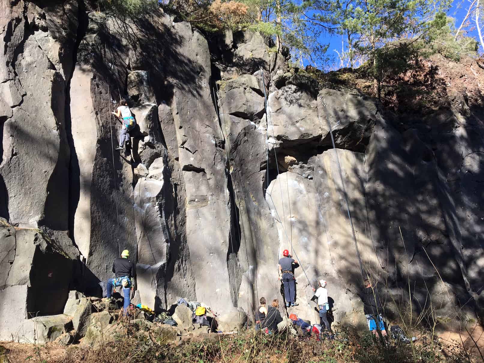 Traumpfad Vulkanpfad, Kletterwand Ettringer Lay