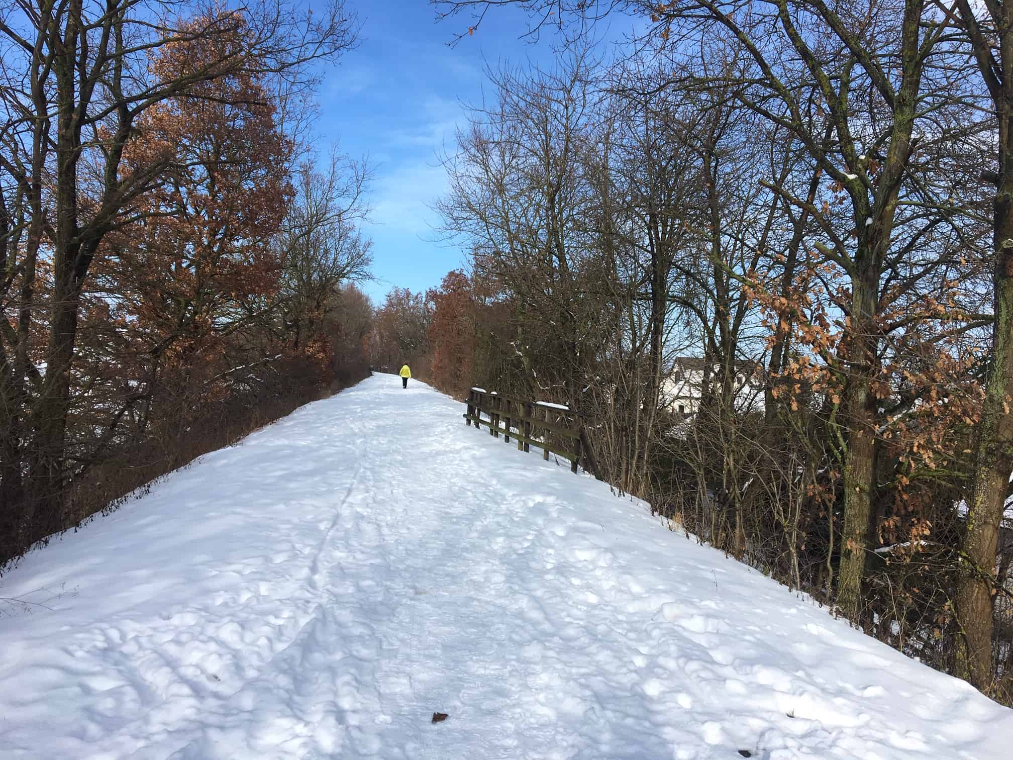 Der Maifeld-Radweg - Landschaft aktiv erleben,Maifeld-Radweg im Winter