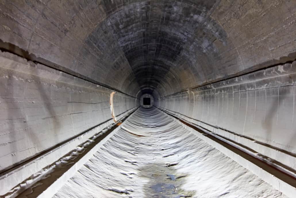 Tunnelröhre des Regierungsbunkers im Ahrtal