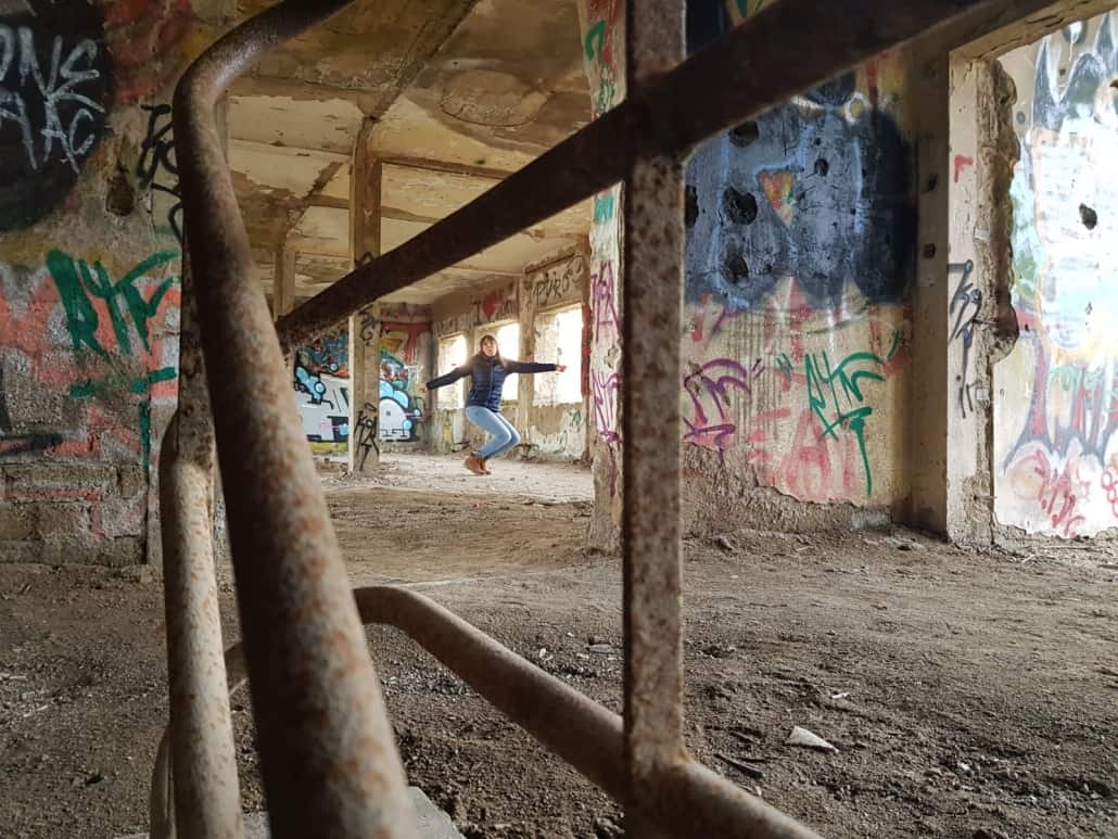 Lost Place in der Eifel, Ehemalige Heimschule am Laacher See,Fotoshooting