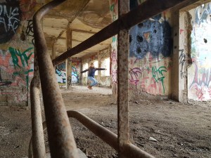Lost Place in der Eifel, Ehemalige Heimschule am Laacher See,Fotoshooting
