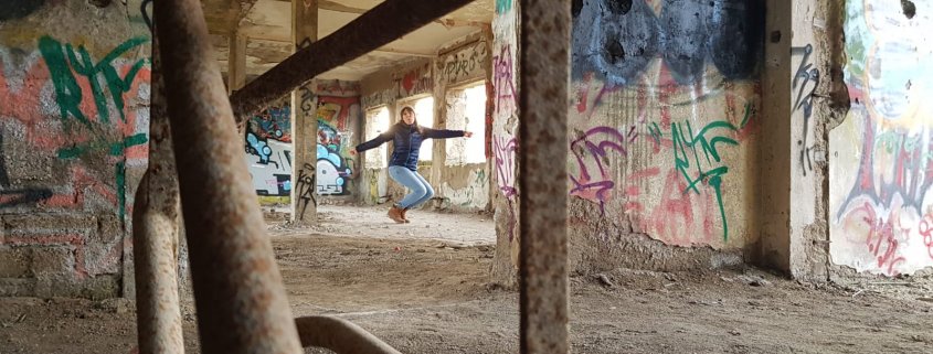Lost Place in der Eifel, Ehemalige Heimschule am Laacher See,Fotoshooting