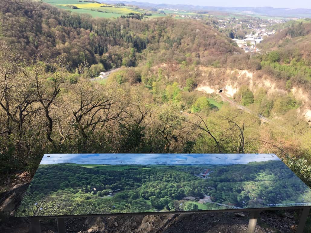 Aussicht vom Traumpfad Höhlen- und Schluchtensteig