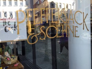 Schaufenster Pfeffersack&Soehne