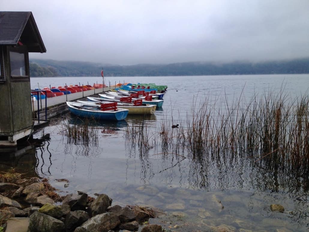 Wanderung um den Laacher See, Bootshaus