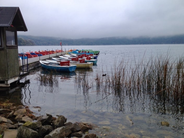 Wanderung um den Laacher See, Bootshaus