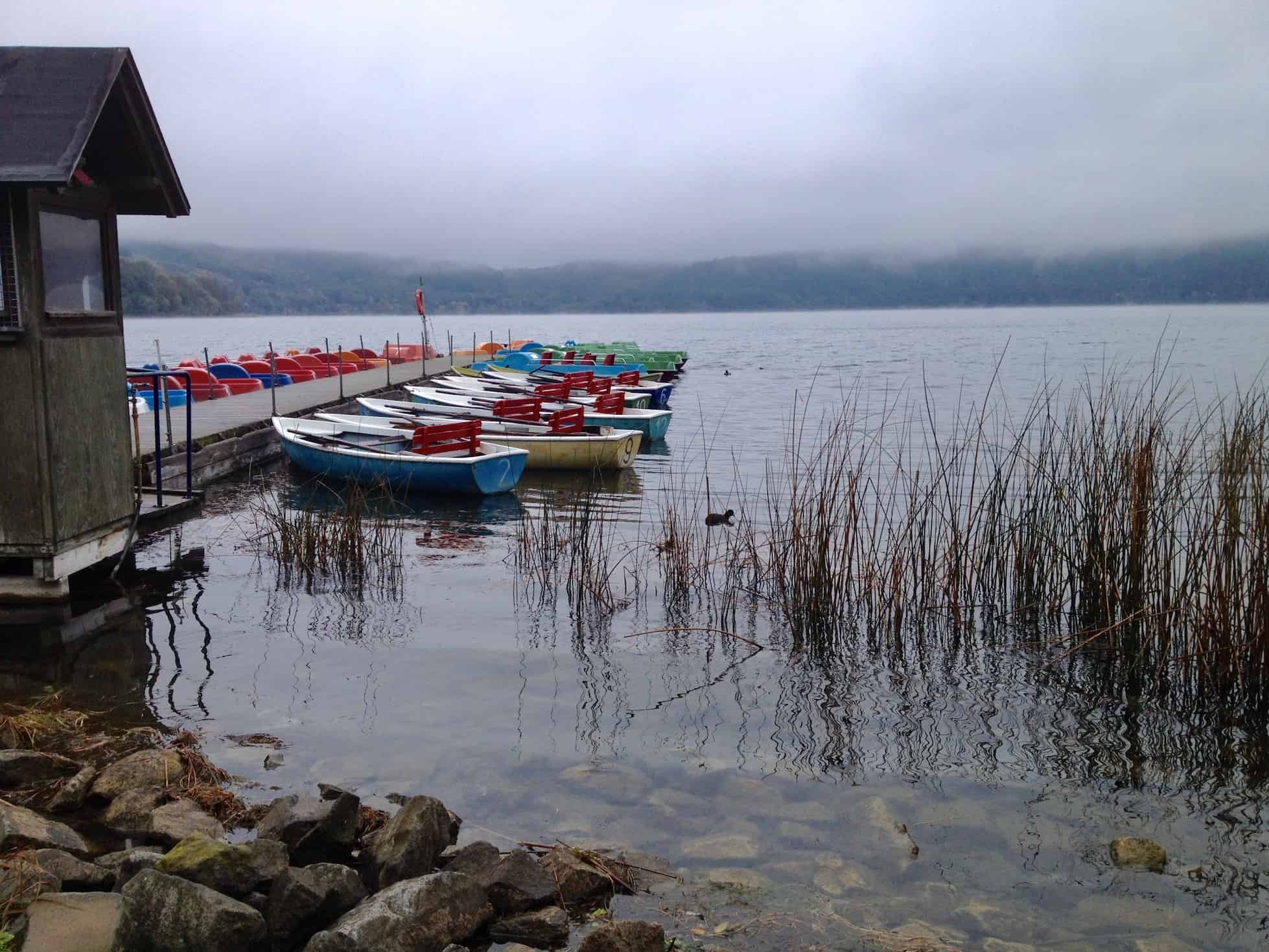 Wanderung um den Laacher See, Bootshaus