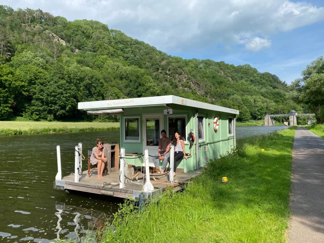 Traumhaft schön-Hausboofahrt auf der Lahn, bei Scheidt