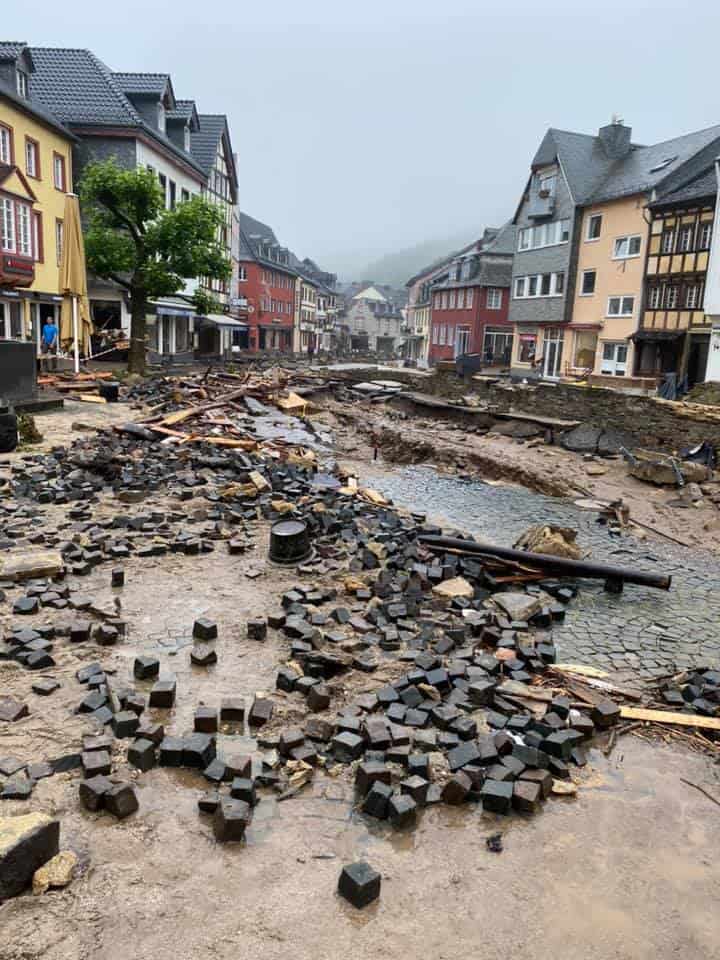 Bad Münstereifel nach der Flutkatastrophe