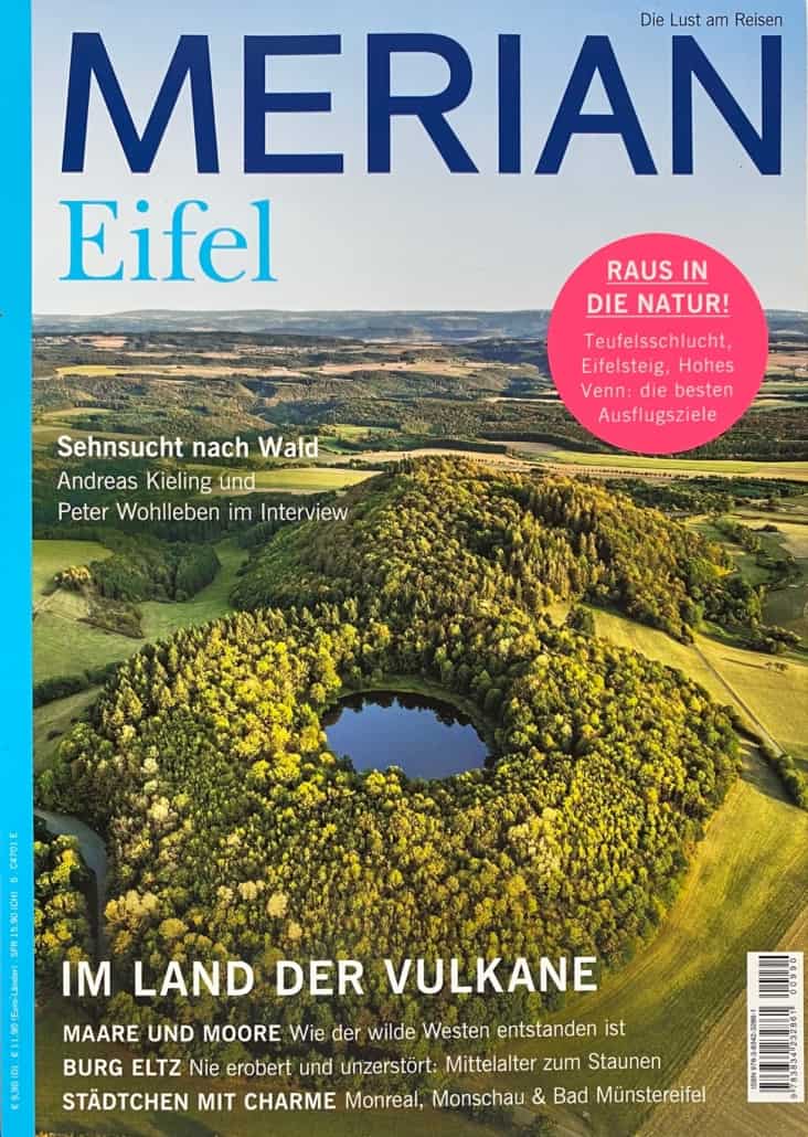 Wanderführer, Tourenguides und Magazine für die Eifel, Merian Eifel, Cover