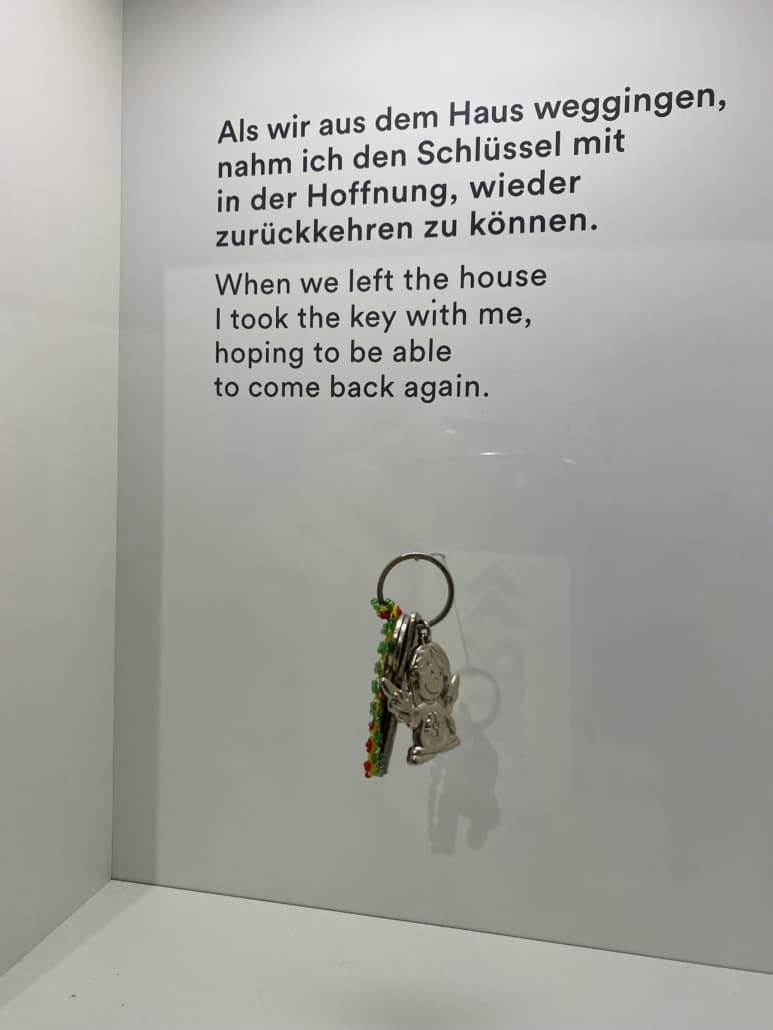 Mitreißende Heimatausstellung im Haus der Geschichte, Schlüssel