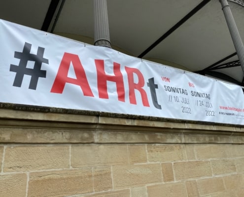 #Ahrt Banner zur Ausstellung