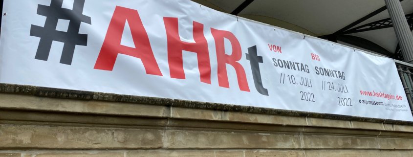 #Ahrt Banner zur Ausstellung