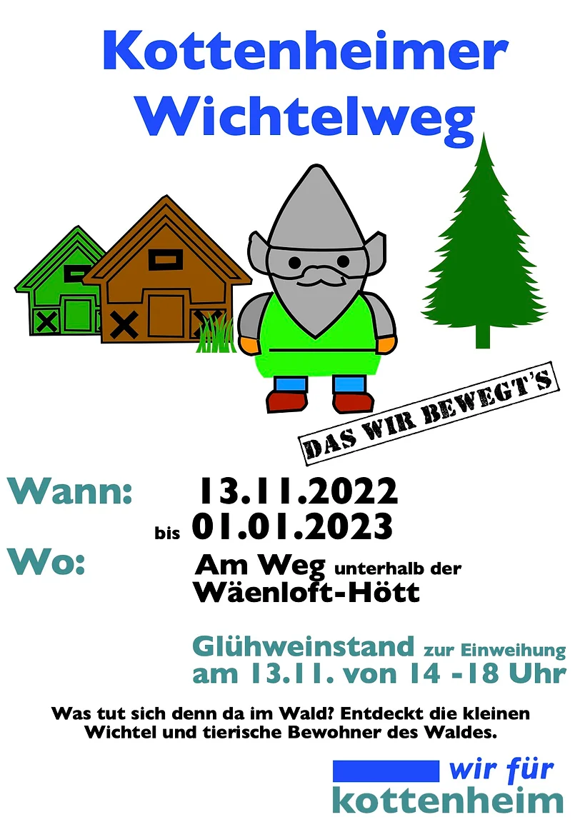 Kottenheimer Wichtelweg, Plakat