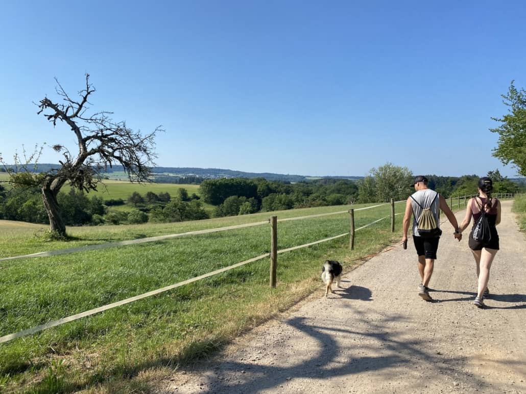 Ehrbachklamm mit Hund