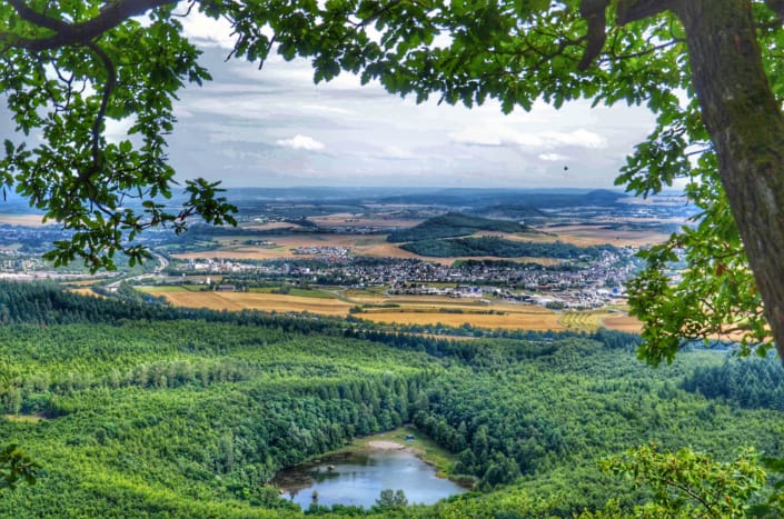 Processed with Rookie Cam Baden in der Eifel - Der Krufter Waldsee